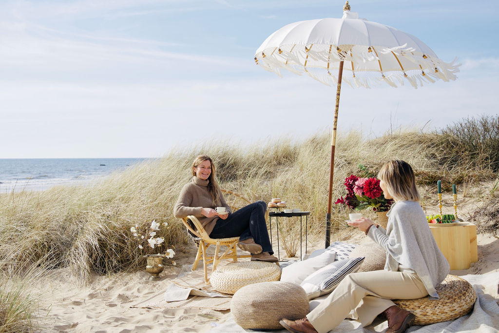 glamping med sittplatser på gotland